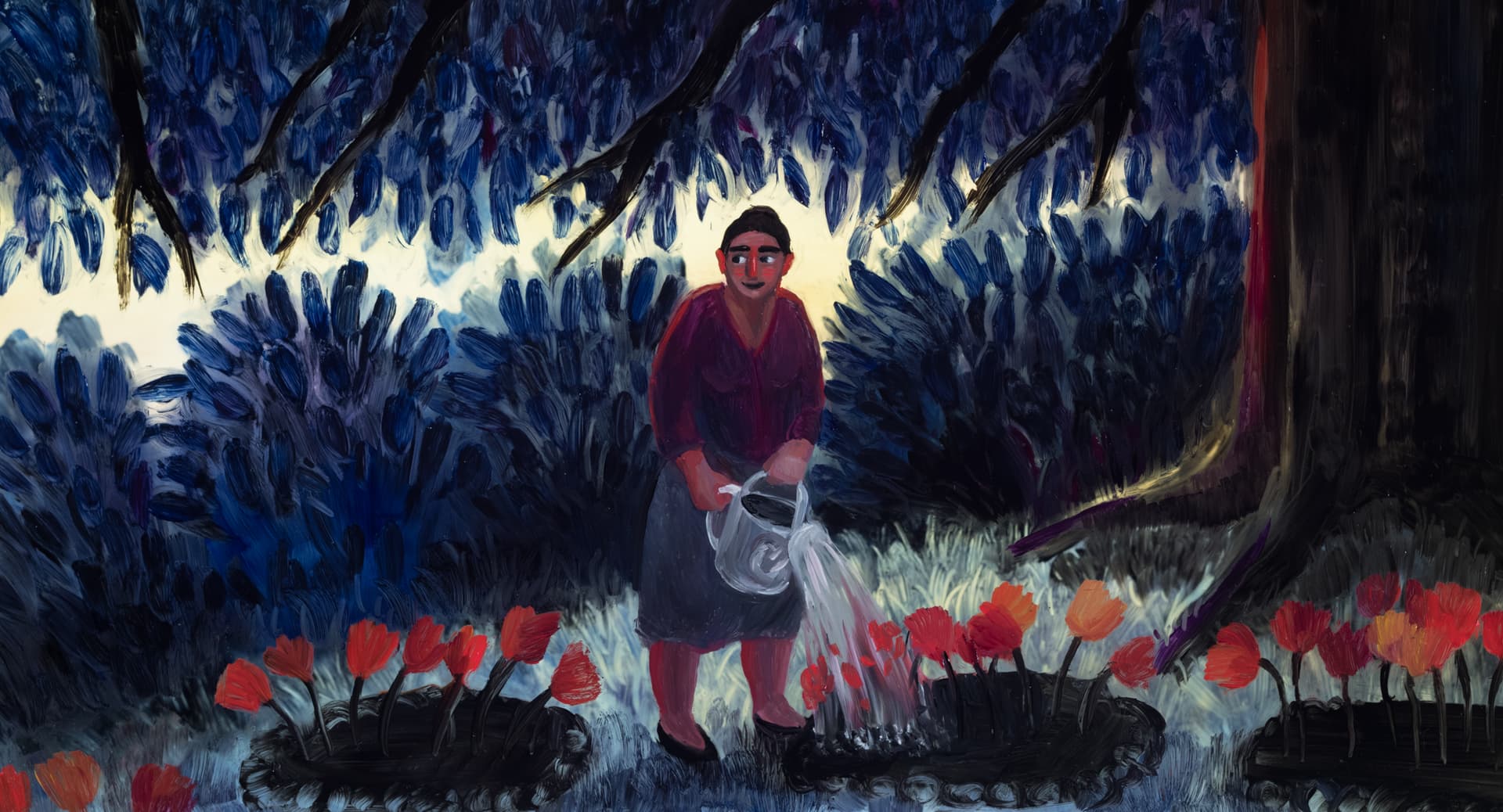 Frame from Plevel film