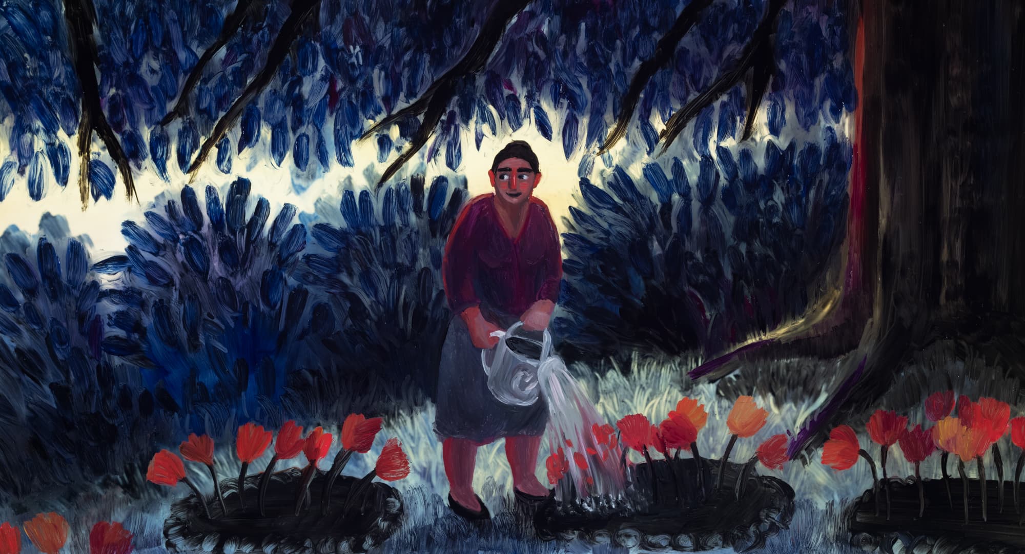 Frame from Plevel film