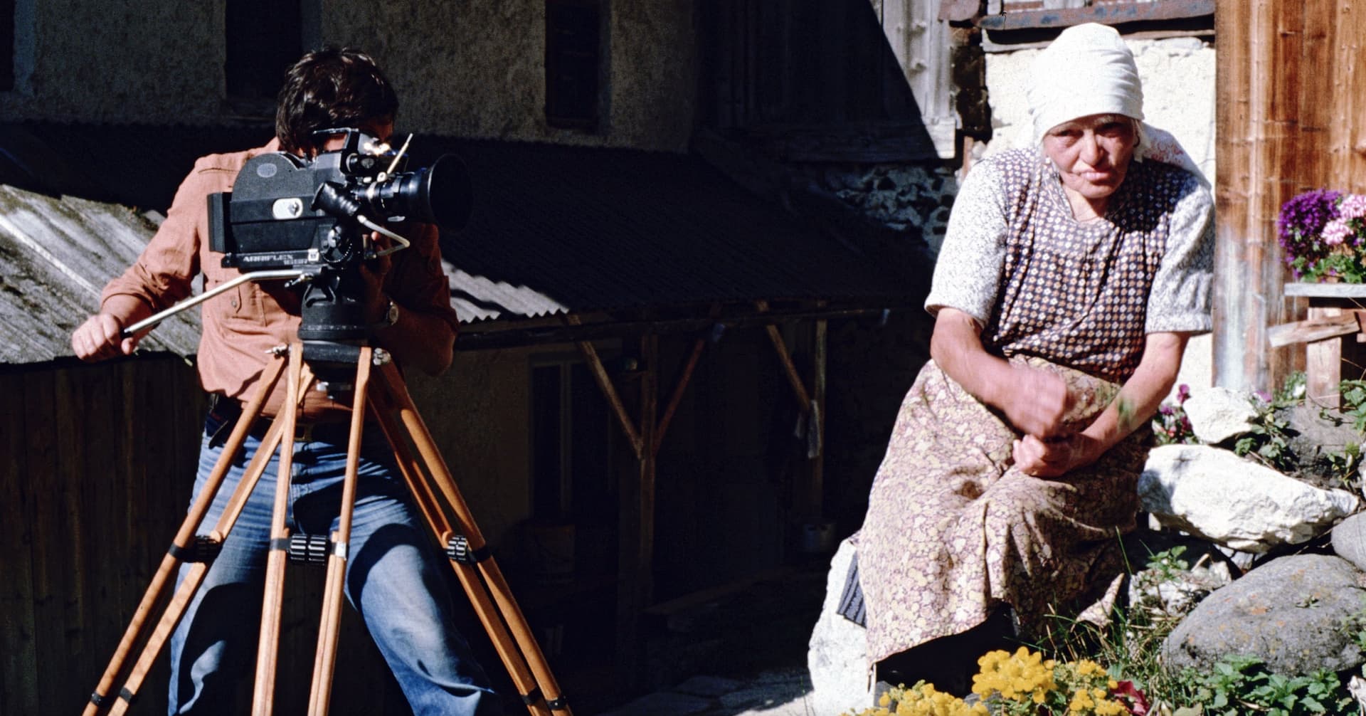 Frame from Talis Mater film