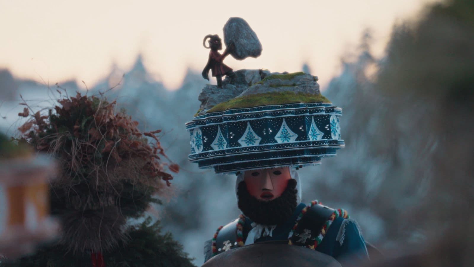 Frame from Silvesterchlausen film