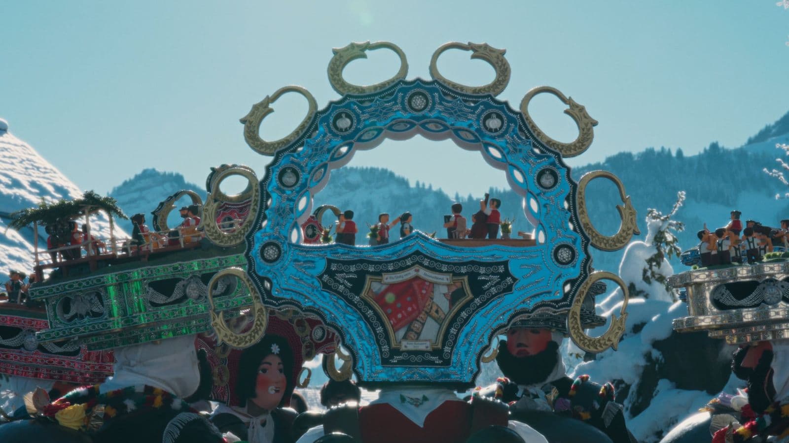 Frame from Silvesterchlausen film