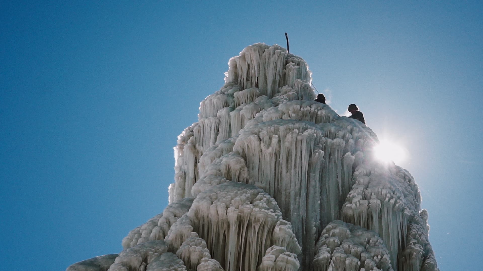 Frame from The Ice Builders film