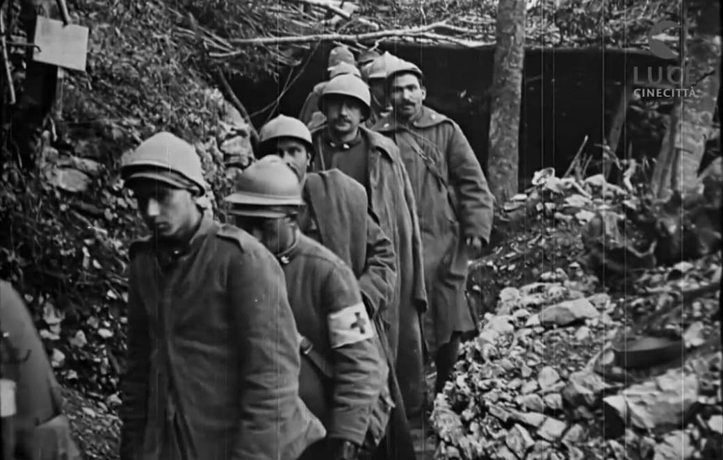 Frame from CONFINI film