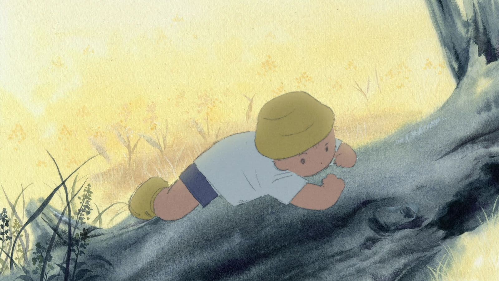 Frame from HIDE OUT film