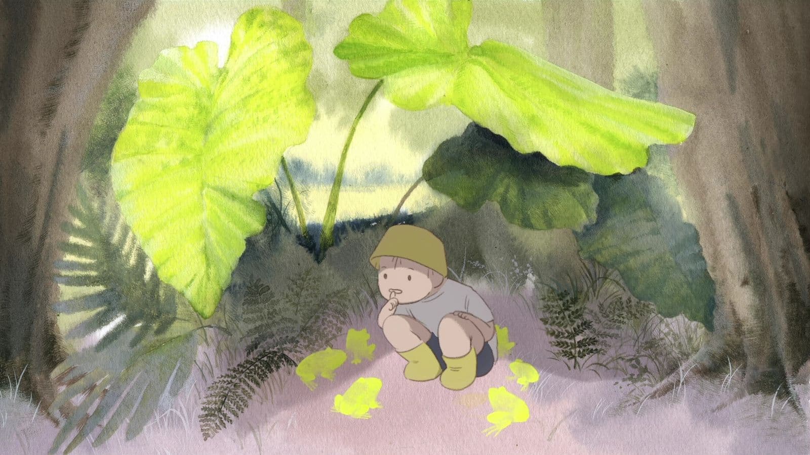 Frame from HIDE OUT film