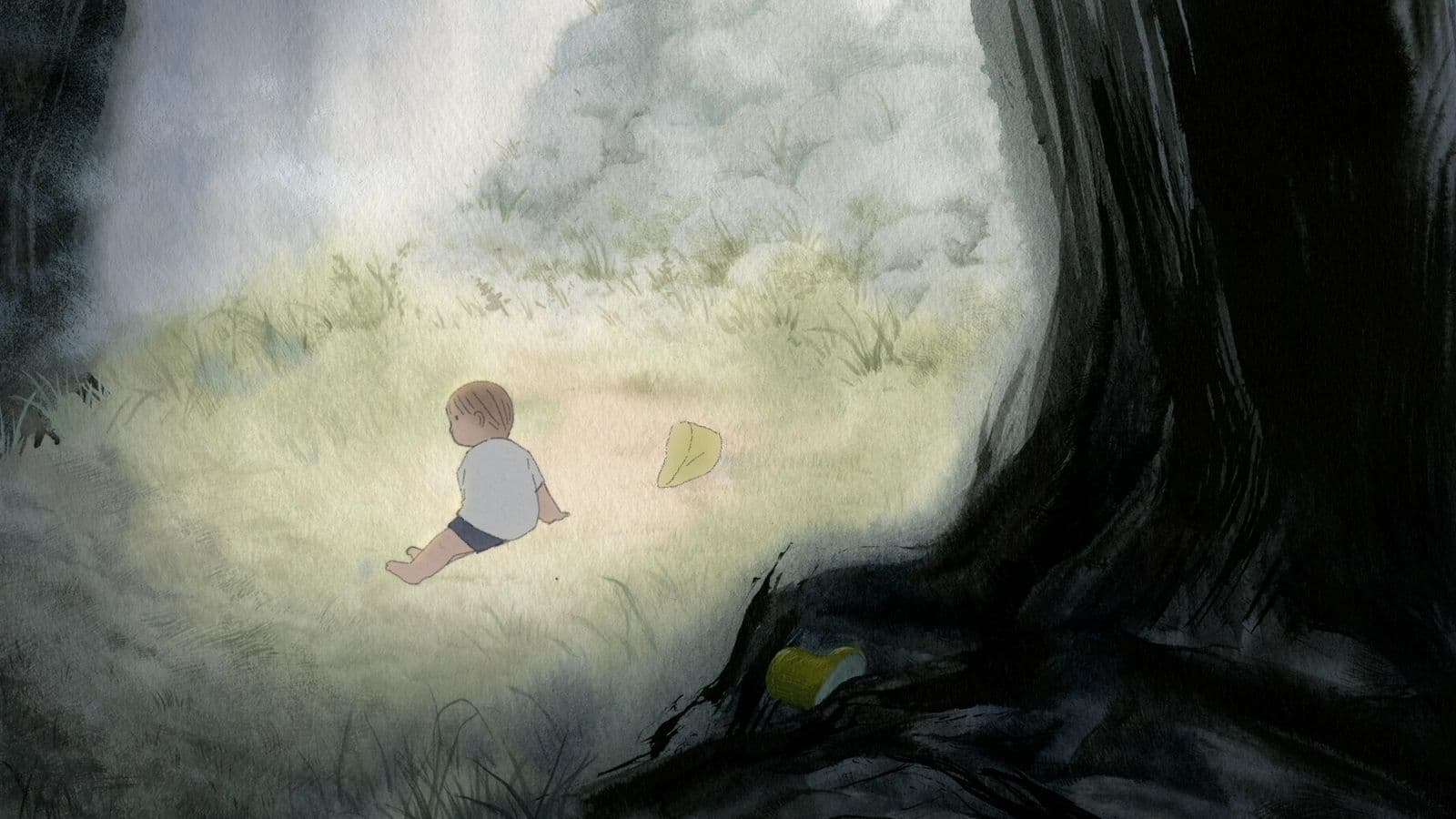 Frame from HIDE OUT film