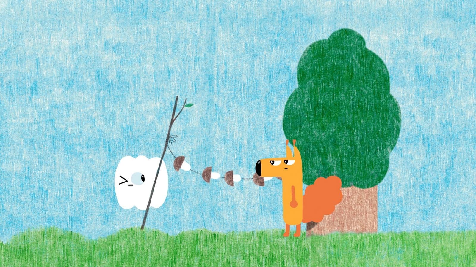 Frame from TEARS OF THE LITTLE CLOUD film