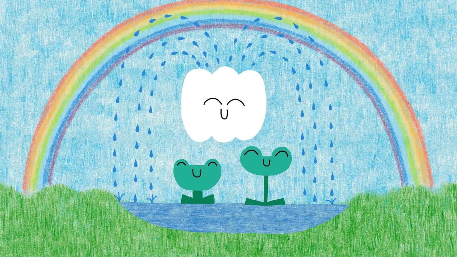 Frame from TEARS OF THE LITTLE CLOUD film