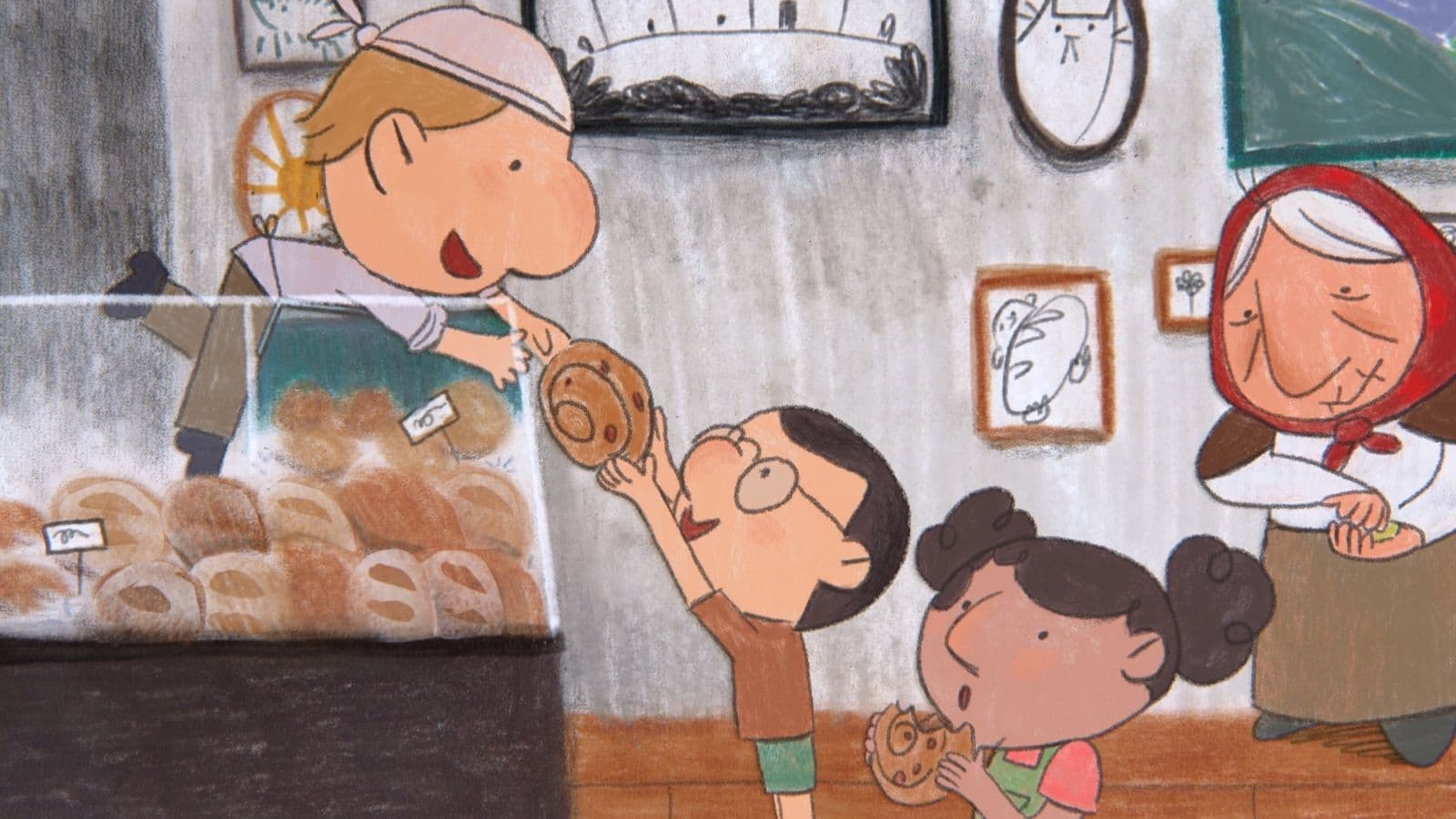 Frame from LA BOULANGERIE DE BORIS film