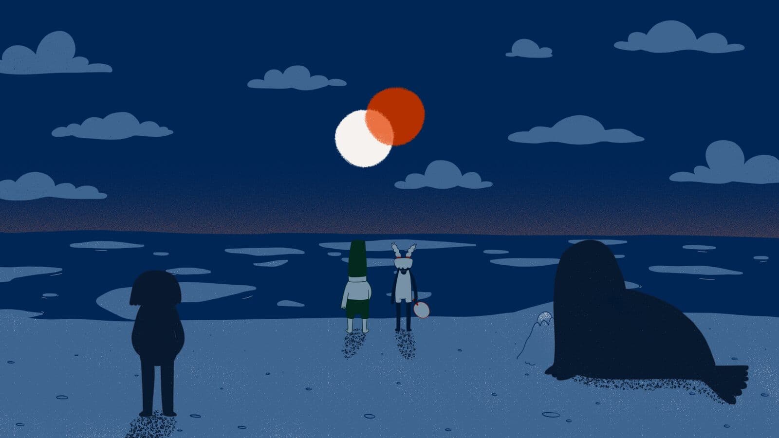 Frame from LE TUNNEL DE LA NUIT film