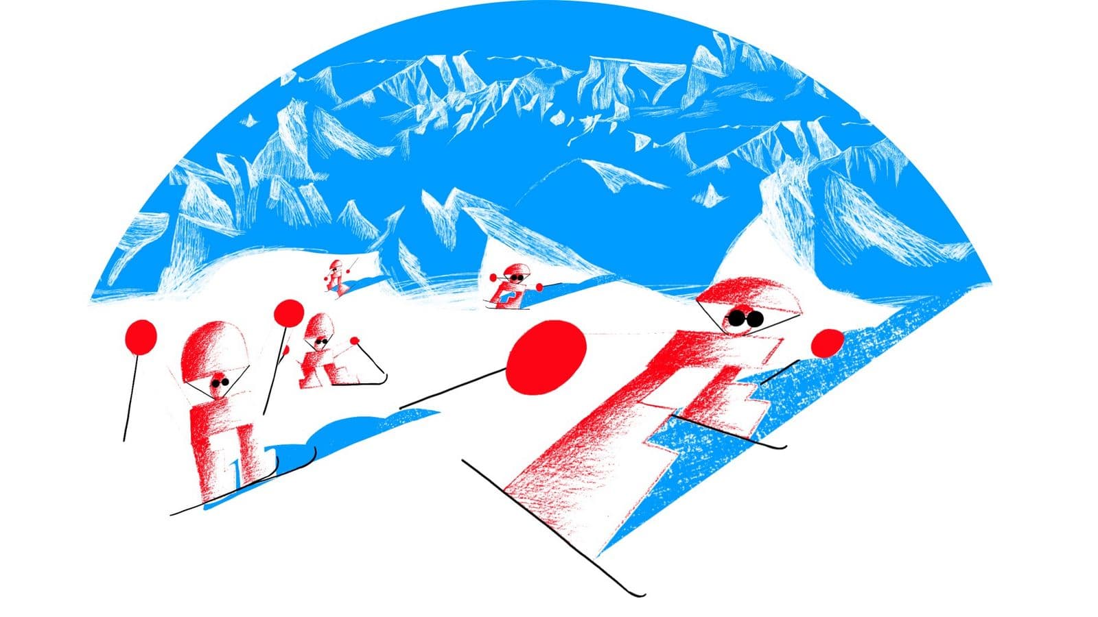 Frame from FREERIDE IN C film