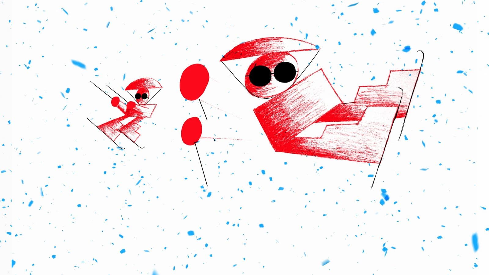 Frame from FREERIDE IN C film