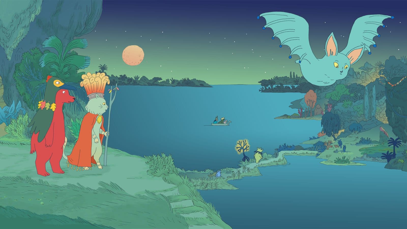 Frame from L'OURSE ET L'OISEAU film