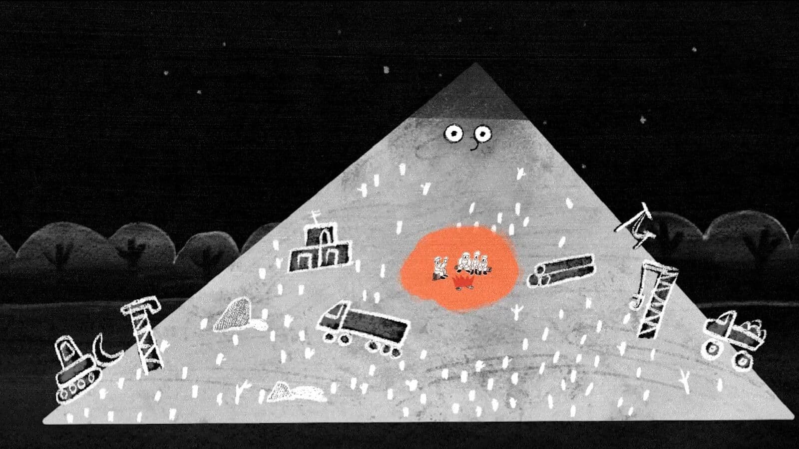 Frame from ZHILA-BYLA GORA film